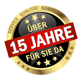 Seit über 15 Jahren für Sie da