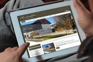 Screenshot Immobilien Eiber